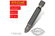 POZI.1 X 50MM POWER BIT 1/CARD