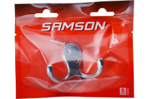 CHROME PLATED DOUBLE ROBE HOOK