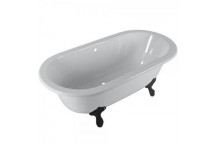 CLIFTON BLACK FEET FREESTAND BATH.