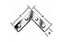 BRACKET ANGLE 00187100Z  FLAT GALVANIZED 100X15MM