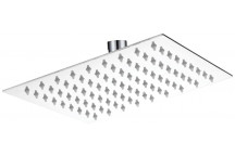 BREVIK SQUARE STAINLESS STEEL SHOWER ROSE 250MM