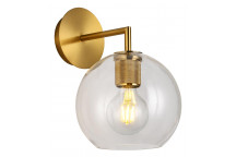 K LIGHT WALL LIGHT E27 TREND GLASS BALL GOLD