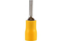 RUWAG PRE-INS PIN TERMINAL YELLOW 25 PER PACK