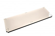 WHITE STEEL SHELF 914X380X28MM