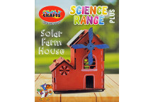 SCIENCE BUILD YOUR OWN SOLAR FARMHOUSE CRAFT KIT-ALL COMPONENTS INCLUDED