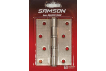 HINGE BUTT BALL BEARING HIN-10032BG SATIN NICKEL 100X75MM