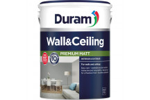 DURAM WHITE WALL AND CEILING PVA PAINT 5L