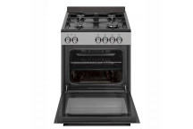 STOVE AND  OVEN  DGS602  GAS & ELECTR STAINLESS STEEL 4 BURNER  DEFY