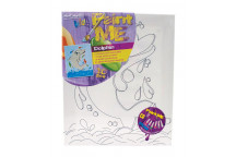 MONT MARTE KIDS PAINT ME DOLPHIN 9 PIECE SET