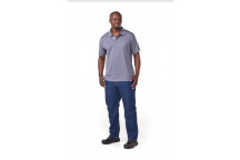 DROMEX GREY MELANGE QUICK DRY PREMIUM GOLF SHIRT 3XLARGE
