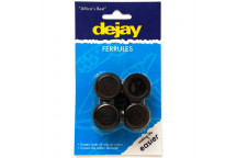 DEJAY ROUND RUBBER FERRULE   18.5MM 4PP