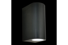 K LIGHT WALL LIGHT GU12 POLYCARB BLACK SQUARE UP&DOWN