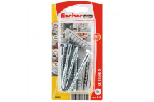 FISCHER WALLPLUG & SCREWS 5PP.