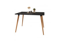 VENEZA BLACK DINING TABLE 1.2M