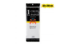 WHITE CREPE PAPER 50X200CM