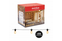 EUROLUX WARM WHITE LED 10 STRING LIGHT LIGHTS 3M