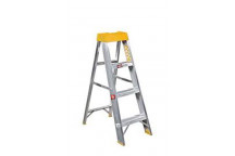 FOUR STEP ALUMINIUM INDUSTRIAL LADDER 1.2M 150KG