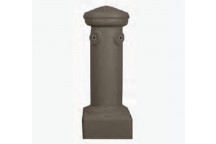 GARDEN SOLUTIONS ROUND FIBRE CONCRETE PILLAR WATER FEATURE