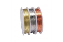 BRONZE COPPER WIRE BEADING 5MMX1M
