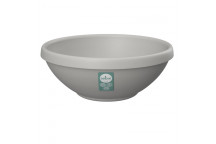 SEBOR LIGHT GREY SOLAR DISH PLASTIC POT 35CM