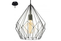 EUROLUX BLACK CARLTON PENDANT 60W