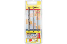 ALPEN ALPEN MULTICUT DRILL BIT SET 3 PIECE HEX SHANK 5 6 8MM