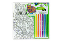 ROYAL LANGNICKEL CATS CANVAS ART MARKERS