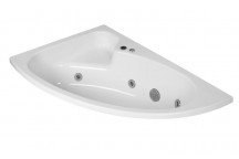 BATH SPA SALINA 15CSAL01WE   WHITE 6 JETS  LEFT HAND 1500X960