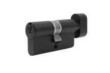 CYLINDER KNOB 60MM DOUBLE BLACK 0G30207BL+BLST BURGLAR PROTEKT C2000 P