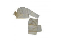 MAT-SAFE OVERALL CONTI SUIT KHAKI 2PIECE SIZE 40
