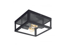 EUROLUX CEILING LIGHT ALAMONTE 1 BLACK