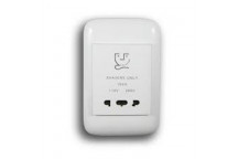 MES SINGLE PLUG SHAVER SOCKET 16AMP 100X50MM