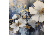MIDNIGHT BLOOM DECOUPAGE A3