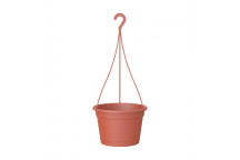 ARTEVASI MADAGASCAR TERRACOTTA PLASTIC HANGING BASKET 26CM