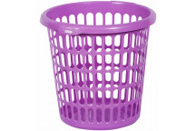 ASSORTED COLOURS POLYPROPYLENE LAUNDRY BASKET 410X400X420MM