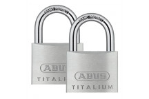 ABUS TITALIUM NANO PADLOCK 50MM 2PACK