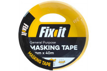 TAPE MASKING FIXIT GENERAL PURPOSE 18MM X 40M
