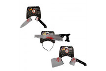 BLOODY BUTCHER HEADBAND DRESS UP PARTY COSTUME