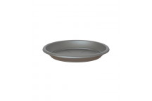 ARTEVASI ANTHRACITE ROUND PLASTIC SAUCER 30CM
