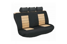 ULTIMATE HD REAR SEAT COVER SET BLACK/BEIGE