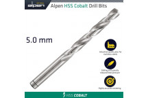 ALPEN HSS COBALT DRILL BIT 5.0MM