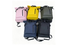 CASUAL BACKPACK SQUARE POLYESTER ASSORTED 42X28X14CM