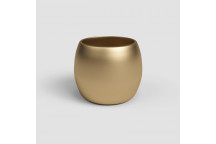 ARTEVASI HERA GOLD CERAMIC POT 22CM