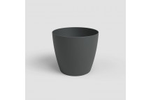 ARTEVASI SAN REMO MATTE ANTHRACITE PLASTIC POT 36CM