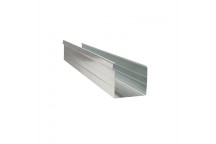 GALVANIZED SQUARE GUTTER 0.4X100X75X3600MM