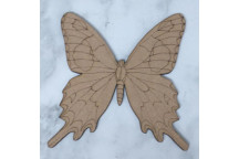 LARGE WOOD ULYSSES BUTTERFLY