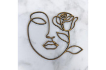 ONE LINE WOOD FACE