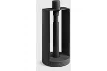 L BLIM ROLL STOP HOLDER CARBON BLACK 130X30