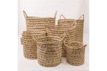 SYNERGISTIC STRATEGIC ALLIANCE WOVEN CINNAMON DECOR BASKET 45CM