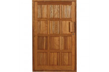 SWARTLAND 12 PANEL ENTRANCE DOOR PIVOT WOOD.